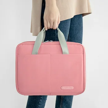 

Polyester Business Briefcase Bag IPAD Document Electronic Storage Digital Power Bank Pouch Organizer Case Accessories Supplies