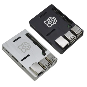 

3 in 1 for Raspberry Pi 3 Model B+(Plus) + Cnc Aluminum Case + 5V 3A Power Adapter Kits Eu Plug