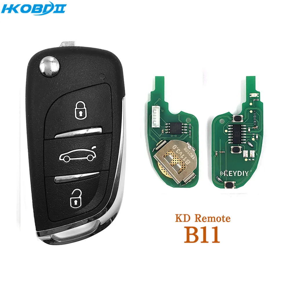 Оригинальные Пульты ДУ HKOBDII KEYDIY серии KD B11 B для KD900/MINI KD/URG200 ключевой программатор