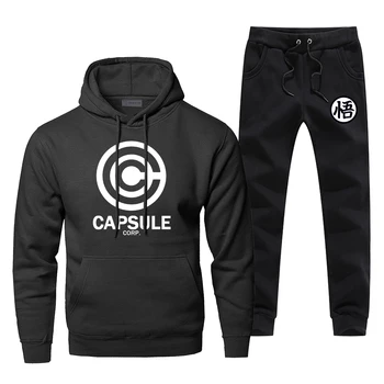 

Dragon Ball Z Ropa Hombre Mens Full Suit Tracksuit 2 Piece Set Complete Man Track Suit Fashion Harajuku Sweatshirtpants Pullover