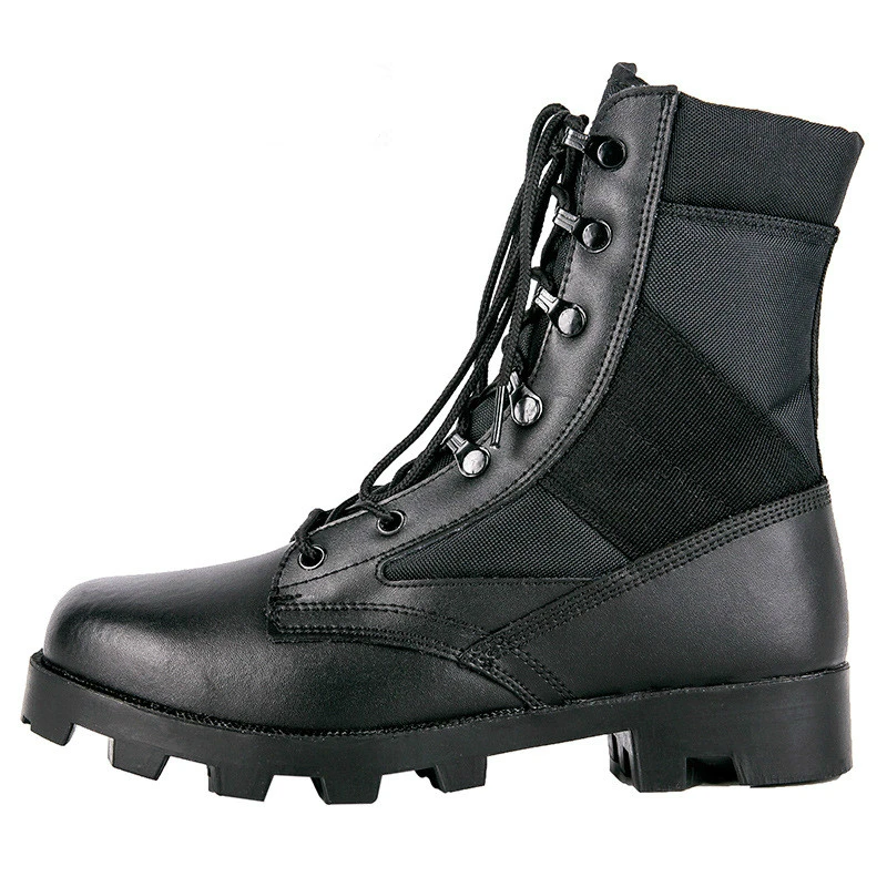 Зимние уличные мужские теплые походные ботинки; армейские тактические армейские кожаные ботинки; водонепроницаемые Нескользящие ботинки для походов, походов, альпинизма