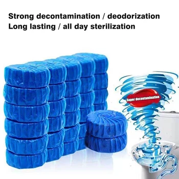

10pcs/set Detergent Cleaning Tools Fast Dissolution Practical Hotel Odor Remove For Antibacterial Toilet Bowl Cleaner Anti Dirt