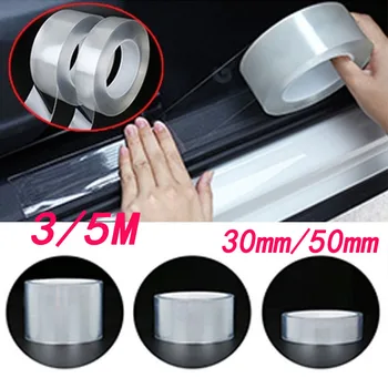 

Door strap invisible transparent universal body film adhesive protection door border scrape against the threshold Car Accessory