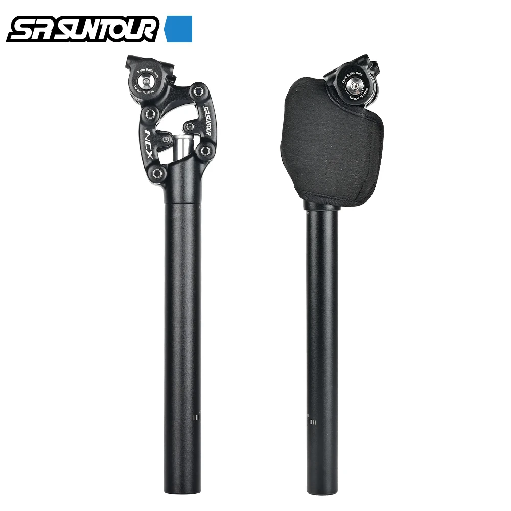 SR SUNTOUR NCX Bicycle Shock absorber Travel Seatpost 350mm*27.2mm/28.6