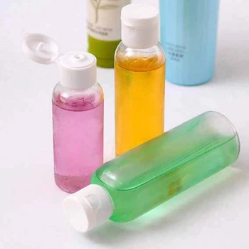 

1Pc 50ml/75ml100ml Travel Makeup Bottle Empty Plastic Bottles Flip Cap For Liquid Lotion Cream X7YB