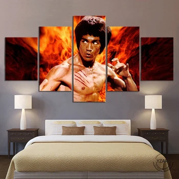 

Enter The Dragon Bruce Lee HD Figure Canvas Paintings Wall Art Home Decor
