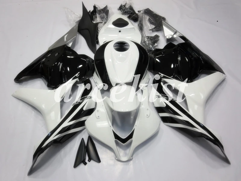Литья под давлением ABS Обтекатели комплект Подходит для HONDA CBR600RR F5 09, 10, 11, 12, CBR600 2009 2010 2011 2012 Белый