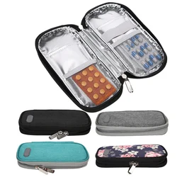 Portable Waterproof Oxford Cloth Insulin Cold Storage Bag Medicines Refrigerated Cool Bag For Patient Care Medicine Freezer Tool