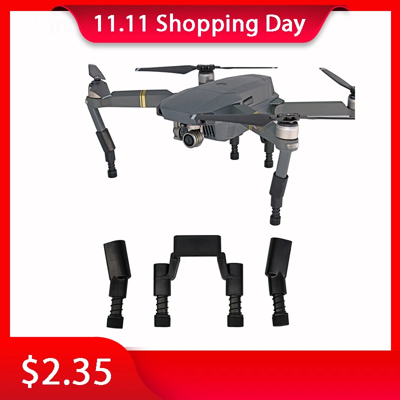 

Landing Gear for DJI Mavic Pro Platinum Camera Protector Guard Heightened Shockproof Leg Soft Spring Extend Feet Accessories