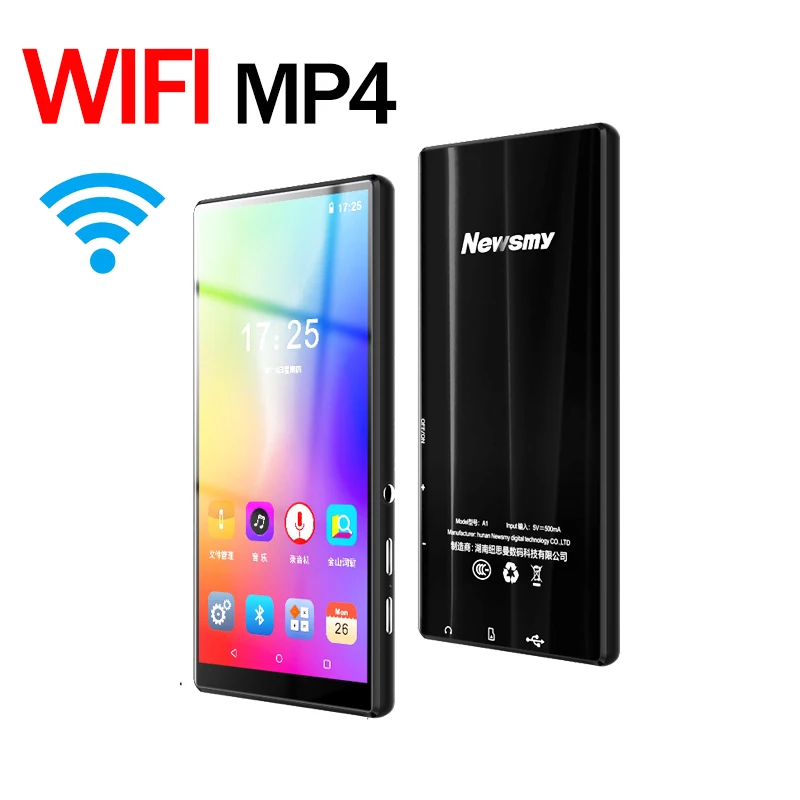 Wi Fi MP4 Bluetooth Smart Edition 5 дюймов портативный HD сенсорный экран MP5 Android система Онлайн