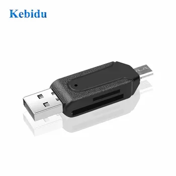 

KEBIDU Micro USB OTG Adapter Universal Micro USB TF/SD Card Reader for Phone Extension Headers Micro USB OTG Adapter