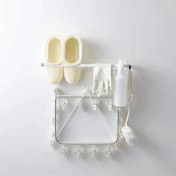 

Stainless Steel Magnetic Washing Machine Storage Rack Balcony Storage Rack Bathroom Hanger Finishing Coat Rack Towel Rack