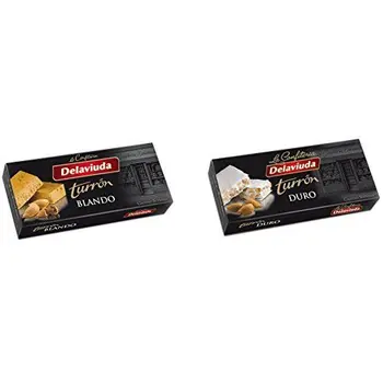 

Delaviuda - Le pack comprend Turron de Jijona + Turron de Alicante 200gr Qualité supreme