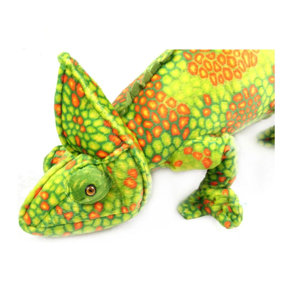 

Children Stuffed Plush Toy For Christmas Birthday Chameleon Animals Simulation Pets