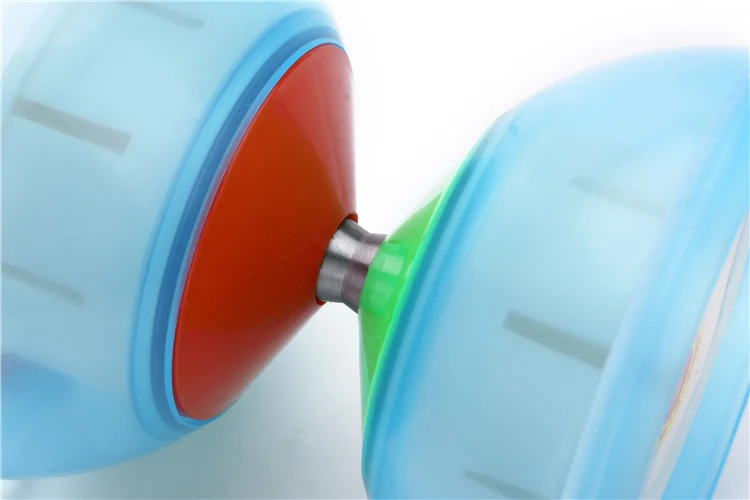 Фитнес Diabolo Монополия студентов двуглавый отправить новые рукопожатие стержни и провода начинающих упаковка кожа мягкий Silcone Wres