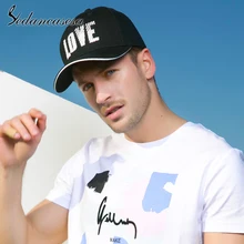 Sedancasesa, унисекс, бейсболка для женщин и мужчин, с надписью LOVE, весна-лето, солнцезащитный козырек, Пляжная регулируемая бейсболка, WGSB181034