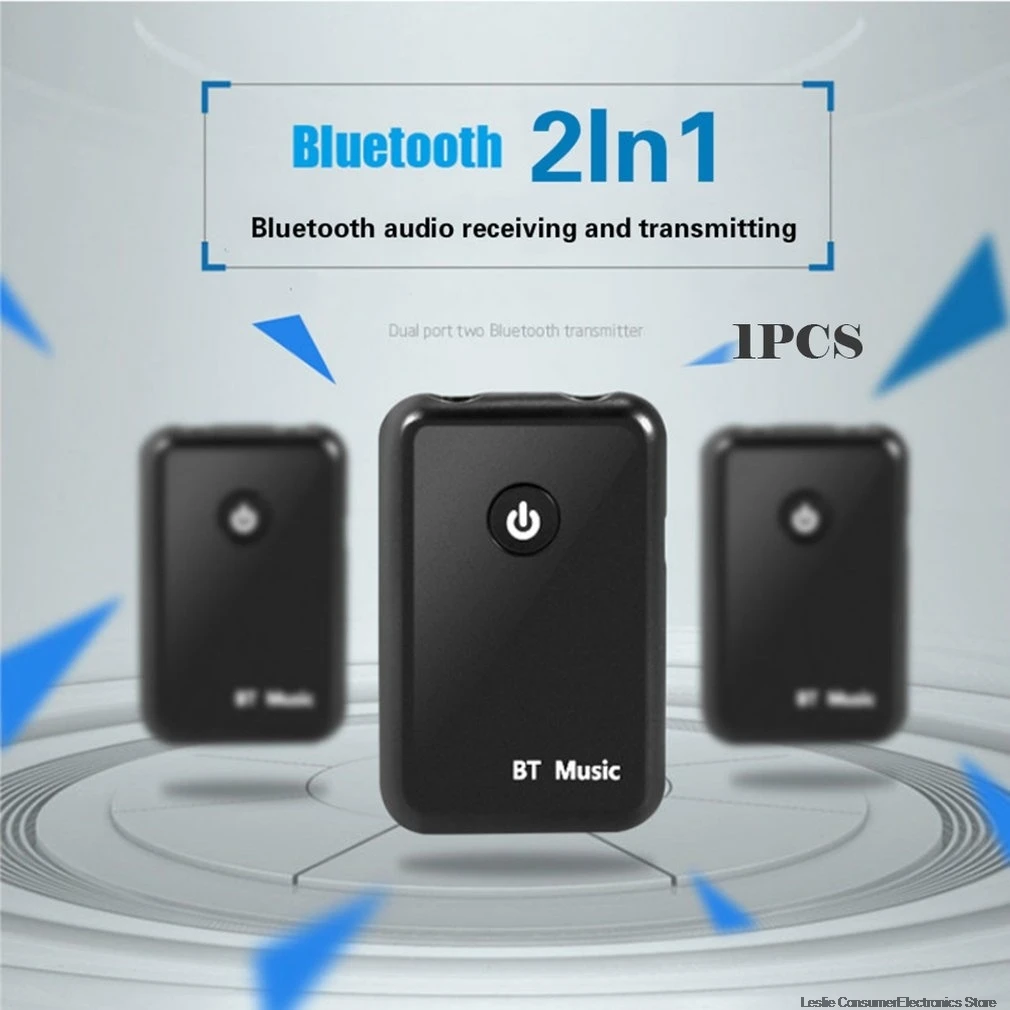 2 в 1 Передача получить беспроводной Bluetooth AUX адаптер 4,2 3,5 мм Jack аудио для столов ТВ домашняя звуковая система автомобильная стереосистема