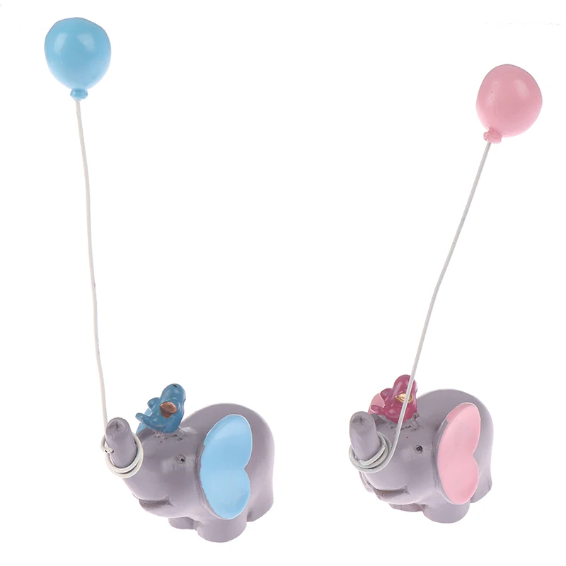 Милые воздушные шары птица слон животные вечерние топперы для торта Baby Shower мальчик девочка день рождения украшения дети с днем рождения подарки