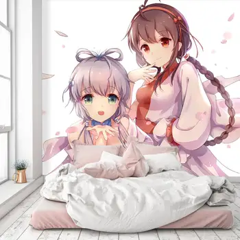 

[Self-Adhesive] 3D Long-Haired Girl 564600 Japan Anime Wall Paper mural Wall Print Decal Wall Murals