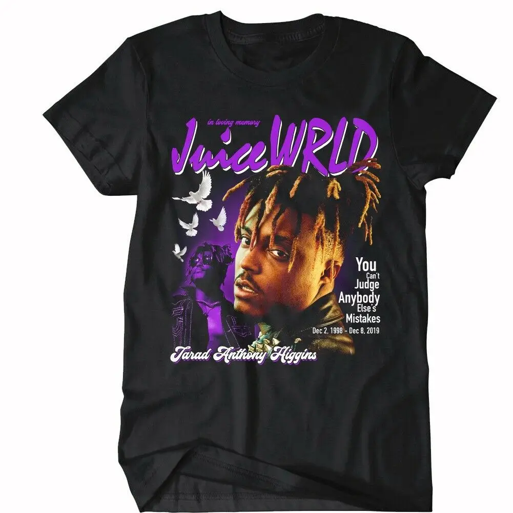 Juice WRLD футболка Цитата рэп R& B Хип-хоп музыка футболка
