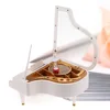 New Romantic Classic Piano Model Music Box Dancing Ballerina Hand Crank Musical Boxes Birthday Wedding Love Gift Home Decoration 6