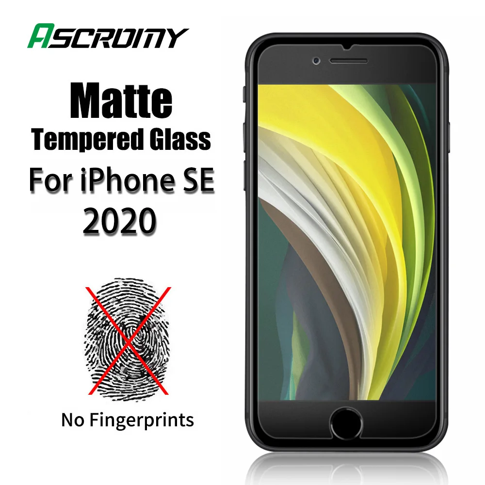Новинка 2020 матовая Защита экрана для iPhone SE2 пленка из закаленного стекла с