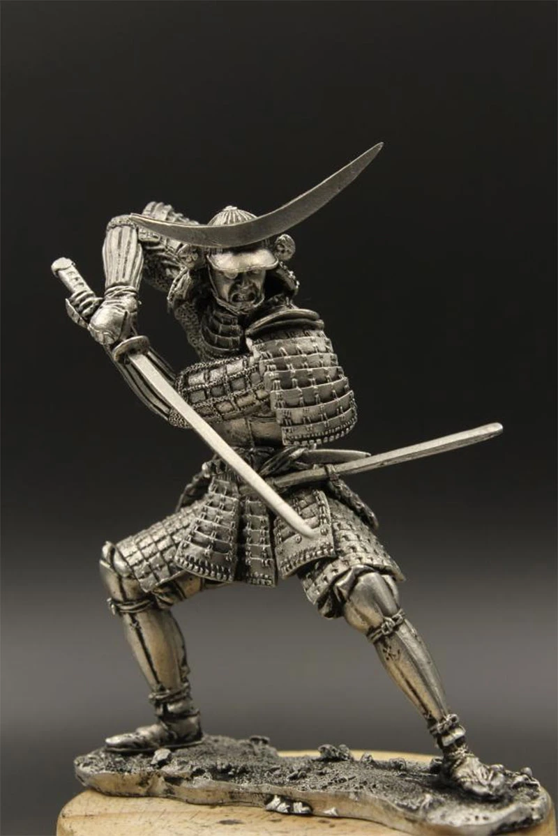 HUANLEGOU Figurines Ornament 1//24 Scale Armor Samurai Miniatures Unpainted Diy Assembling Static 75Mm Male Ancient Warrior Figure Resin Model Kits