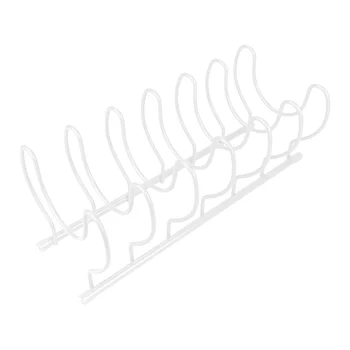 

For Plates Iron Cutlery Desktop Restaurant Draining Cutting Boards 6 Slots Lid Organizer Anti Rust Home Kitchen Cooling Racks