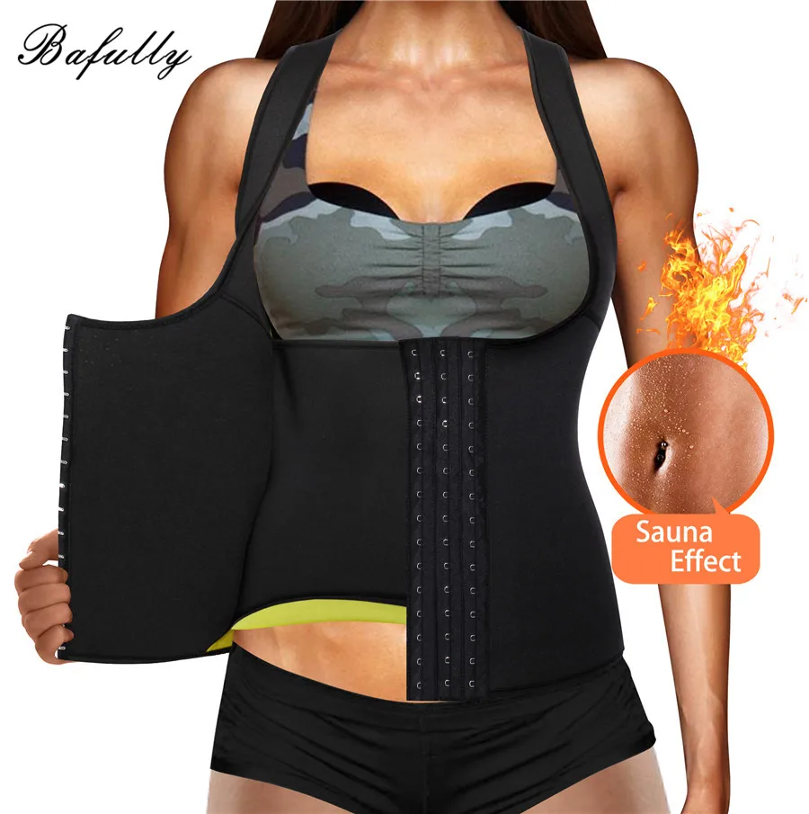 Талии тренер Body Shaper Корректирующее белье для похудения Пояс сладкий пот корсет Для женщин неопрен животик Управление Нижнее белье Плюс