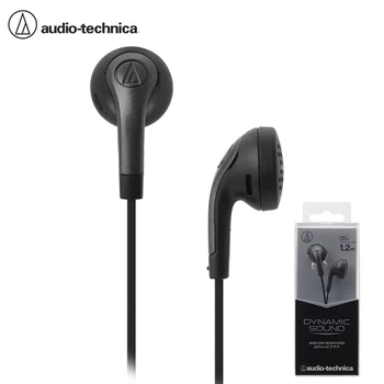 

Audio Technica ATH-C777 Classic Wired Earphone 3.5mm Flat-head Earbud Pure Sound Gaming Music Earphone for iPhone/Android