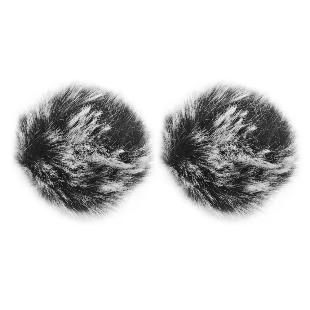 Lapel Mic Furry Windscreen Fur Windshield Wind Muff Soft Comfortable For SONY RODE BOYA Lapel Lavalier Microphones 