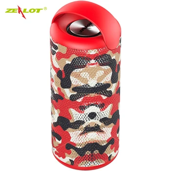 

Zealot Portable Wireless Speaker Bluetooth 1800mAh Battery Support TF Card AUX USB Fabric Dual Speaker HIFI Sound Quality