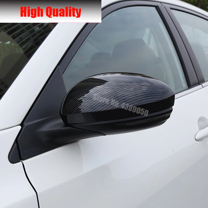 For Nissan Sentra 2020 2021 accessories ABS Chrome/Carbon fibre Car Side Door rearview mirror Cover Trim Sticker Styling | Автомобили и