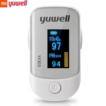

Xiaomi Oiginal Yuwell YX303 Digital Fingertip Pulse Oximeter OLED screen Care for health High-speed sensor Auto power off