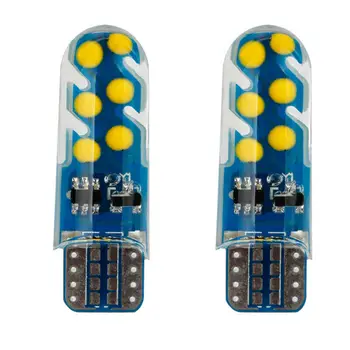 

Car LED Lights Auto 2Pcs T10 Interior License plate Turn Signal 10W Amber