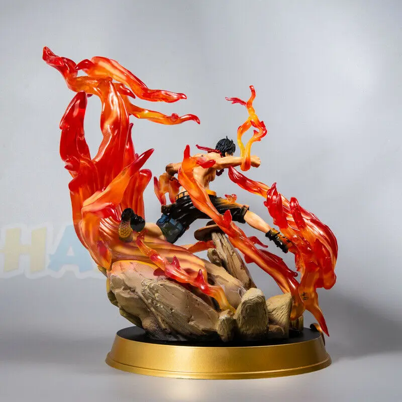 Одна деталь Top of the War Portgas D Ace окрашенная ПВХ фигурка модель игрушечная Статуэтка 1" подарки для друзей кукол мальчиков