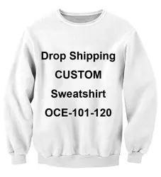 ONSEME унисекс индивидуальные толстовки Прямая доставка Crewneck Пуловеры OCE-101-120