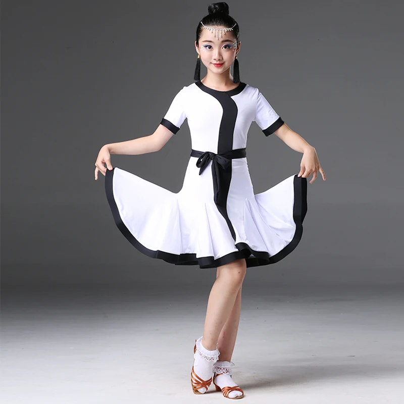 Latin Dance Dress Costumes for Girls Show Less Children's Professional Standard Girls Practice Dance Costumes Latin Dance Dress
