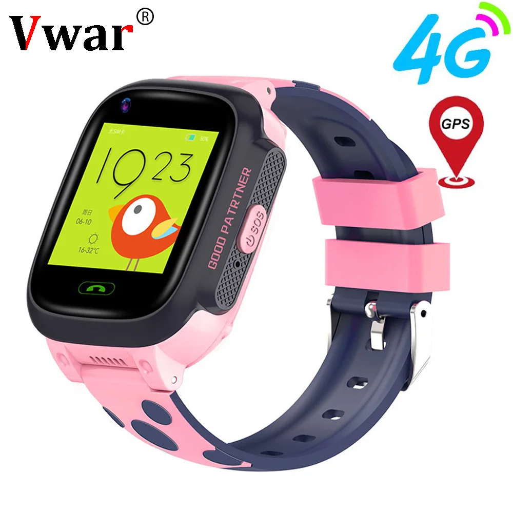 

Vwar K9S 4G Child Smart Watch Kids GPS Phone Smartwatch Waterproof Wifi Antil-lost Location Tracker Children Clock HD Video Call
