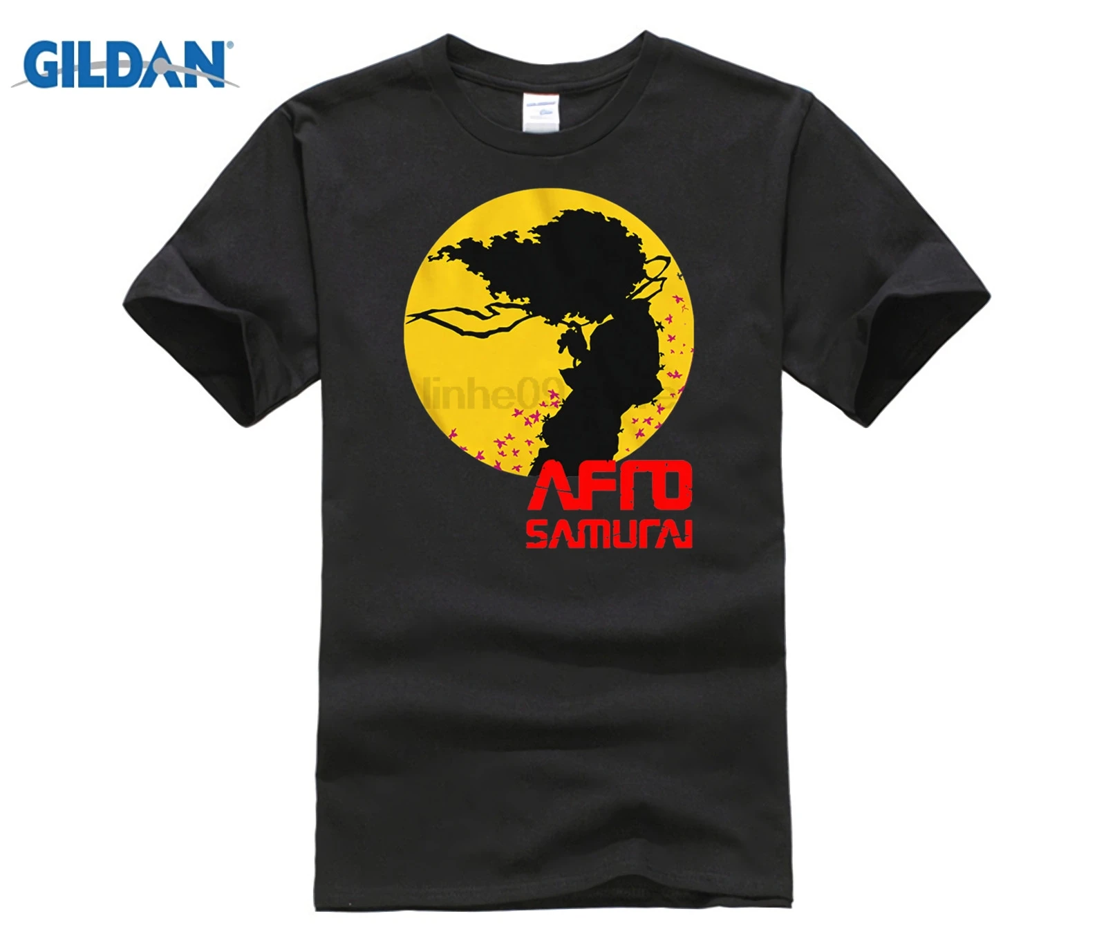 

New Afro Samurai Manga Anime Cartoon Men's White T-Shirt Size S To 3XL New Design Cotton Male Tee T Shirt Top Tee