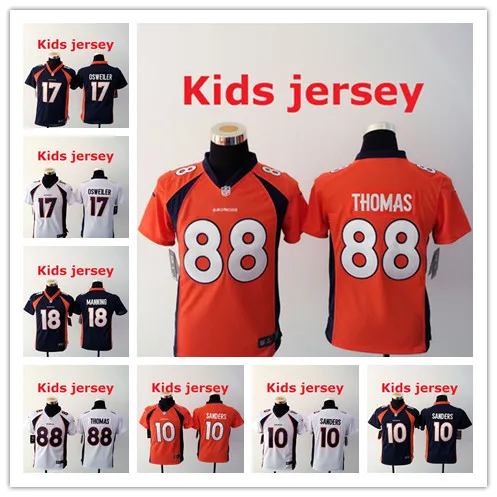 Детская Молодежная быстрая Denver 94 demarus Ware 7 John Elway 58 Von Miller 88 Demaryius Thomas 30 Anthony Davis Jersey