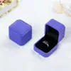 Luxury Square Velvet Jewelry Earring Ring Display Case Box Storage Organizer Holder Gift Packaging Box Portable Travel Wedding ► Photo 3/6