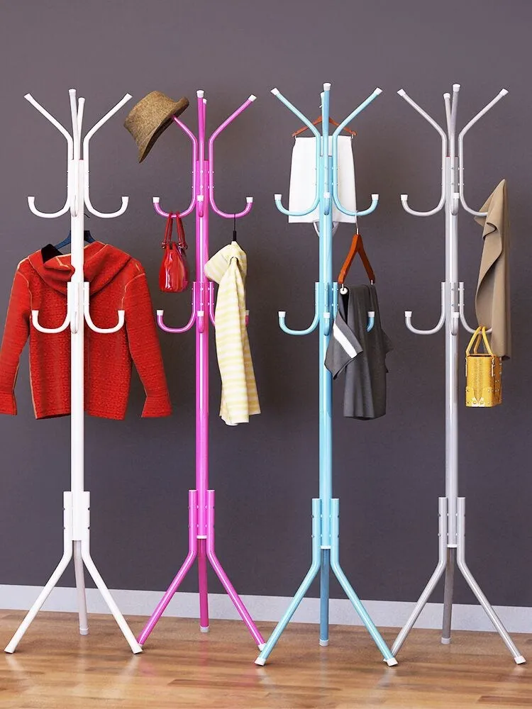 Спальня общежитии вешалка для одежды пол черный и белый с рисунком студенческого общежития небольшой стержень форма мешок отверстие пробитый гостиная R