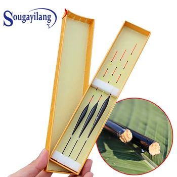 

Sougayilang 3pcs Fishing Float Sports Fishing Supplies Drop Shipping Balsa Boya FreshWater Flotador Carp Fishing Tackle with Box