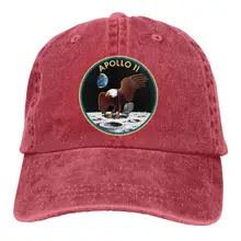 Apollo 11 Mission Patch Moon Landing Нейтральная Регулируемая бейсболка