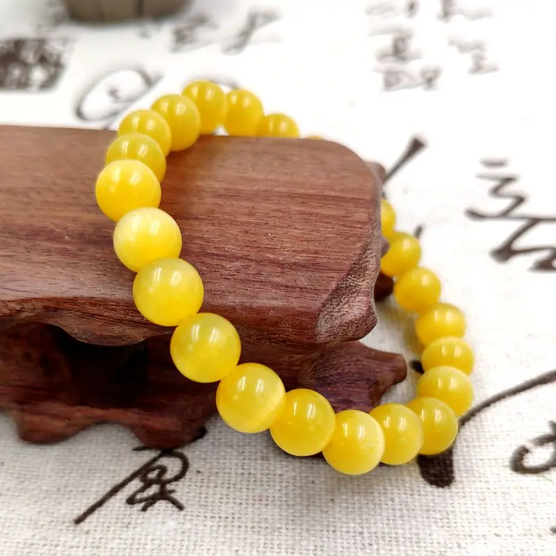 Лидер продаж Ретро браслет подвеска с камнем “кошачий глаз” цветным бисером