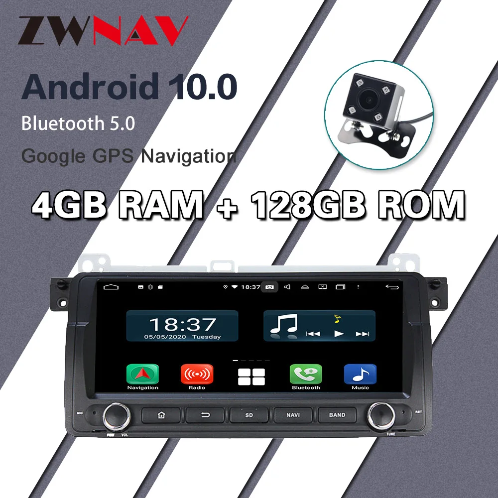 

for BMW E46 WIF GPS Navi 128GB Carplay Android 10.0 screen Car Multimedia DVD Playercar Auto Video Radio Audio Stereo Head unit