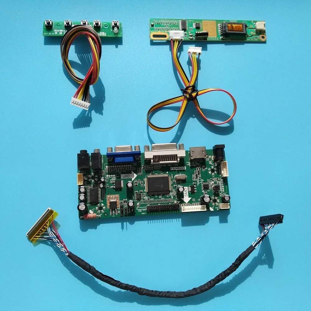 DIY ЖК светодиодный HDMI DVI VGA плата контроллера для 30pin LTN154X3 L09 G L0D/G 1280X800 | Комплектующие для ремонта ноутбуков -32998508238