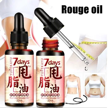 

Body Fat Loss Massage Dissolve Fat Essential Oil Weight Loss Promote Fat Burn Thin Waist Slimming Treatment 10ml Beauty oil
