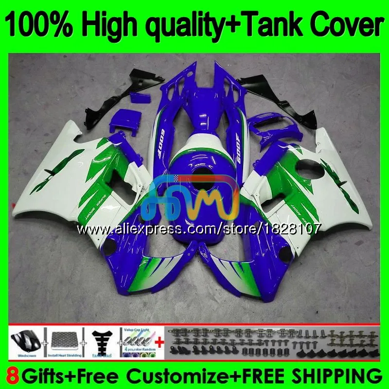 Комплект+ майка для HONDA CBR600F2 600CC CBR 600F2 93 94 1993 1994 1BS. 267 CBR600 CBR Синий Зеленый 600 FS F2 91 92 1991 1992 обтекатели